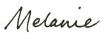 Melanie-signature